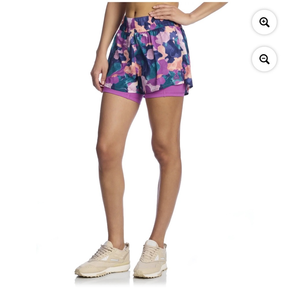 Nwt Reebok Reflex Running Shorts Relaxed Inner Shorts Moisture Control